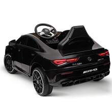 12V Kids Ride On Car Mercedes-Benz AMG 4WD Electric Car For Kids 7AH Big Battery Powered Toy Car With 2.4G Remote Control, Swing Function, 4-Wheel Suspension, Music - 黑色 - 查看 8