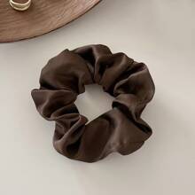 1/4pcs Vintage Silk Scrunchies, High-End Mulberry Silk Hair Ties, Women Hair Bands With Satin Finish,Hair Accessories,Scrunchy Hair Ties - Multicolor - View 5