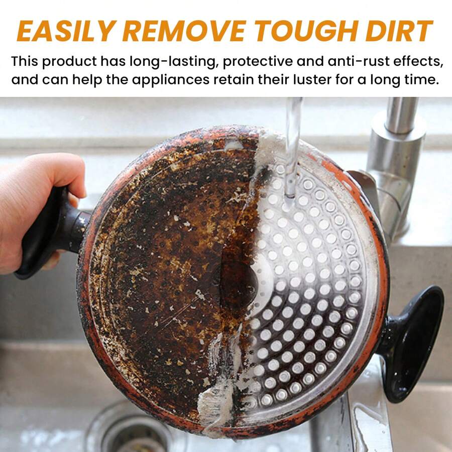 1pc 100ml Stainless Steel Cleaning Cream Kitchen Utensils Stove Walls