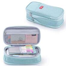 Estojo de Lápis Kawaii de Grande Capacidade, Organizador, Caixa de Canetas, Bolsa Coreana para Meninas, Volta às Aulas, Suprimentos, Acessórios, Papelaria, Essenciais para Volta às Aulas, Presente Criativo para Ação de Graças, Natal, Aniversário, Decoração de Halloween, Volta às Aulas, Estojo de Lápis, Mochila Escolar - Roxo - Visão 15
