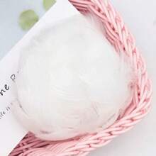 100 Stücke Gänsefeder 4-7cm kleine schwebende Federn, rosa Schwanenfeder Plüsch für Handwerk, Hochzeit, Schmuck, Dekoration