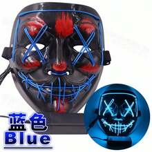 A Poptrend Halloween Mask LED Light Up Masks For Festival Cosplay Halloween Costume Masquerade Parties,Carnival,Gifts - Multicolor - View 14