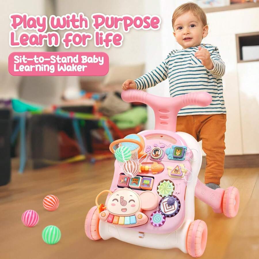 Baby Push & Pull Toys - Pink - View 1