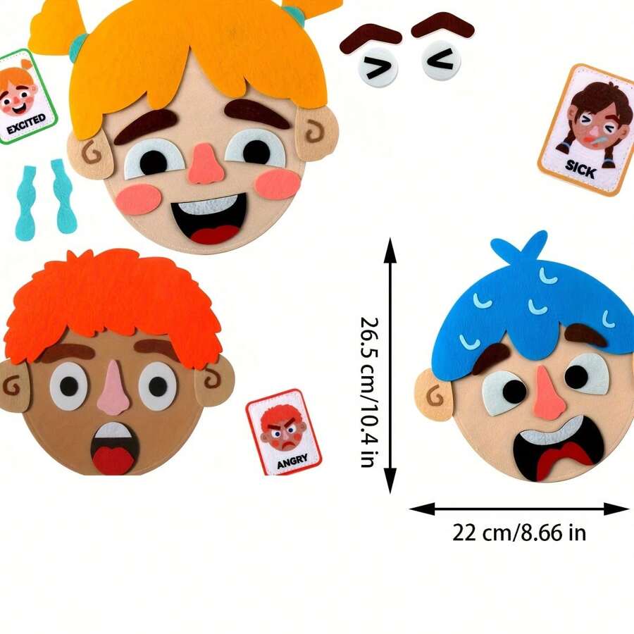 SocialEmotionalLearningActivities For Kids EmotionBoards SensoryToys For Preschool Games