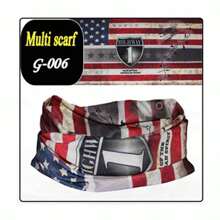 1 件户外运动无缝头巾防晒防尘面罩骑行钓鱼多功能头带，适合骑自行车、骑摩托车和滑雪