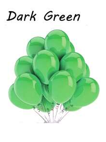 10 piezas de globos de látex brillantes de 12 pulgadas de colores para decoración de fiestas de cumpleaños y bodas, globos inflables coloridos - Multicolor - Ver 6