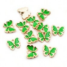 20pcs 10x13mm Butterfly Charms Pendant Enamel Small Alloy Metal Charms DIY Jewelry Making Accessories For Necklace Bracelet