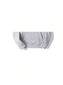 Sudaderas de moda de otoño e invierno con capucha impresa integrada para hombres y mujeres de alta calidad, suéteres de manga larga con capucha - Gris - Ver 5