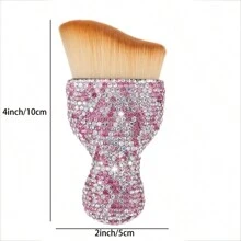 1 pieza Cepillo de limpieza para el interior del automóvil, cepillo de limpieza de cerdas suaves con mango con cristales de brillantina y piedras rhinestone para automóvil y teclado de computadora - Multicolor - Ver 6