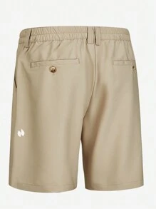 HOTSUIT Boyfriend Style Men's Golf Shorts 9" Stretch Quick Dry Casual Work Shorts With Pockets Lightweight Boyfriend Style Men's Dress Shorts - Khaki - View 8