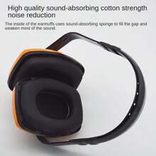 防噪音耳罩 防噪音防干扰 经典降噪款*1 - 黃色 - 查看 5