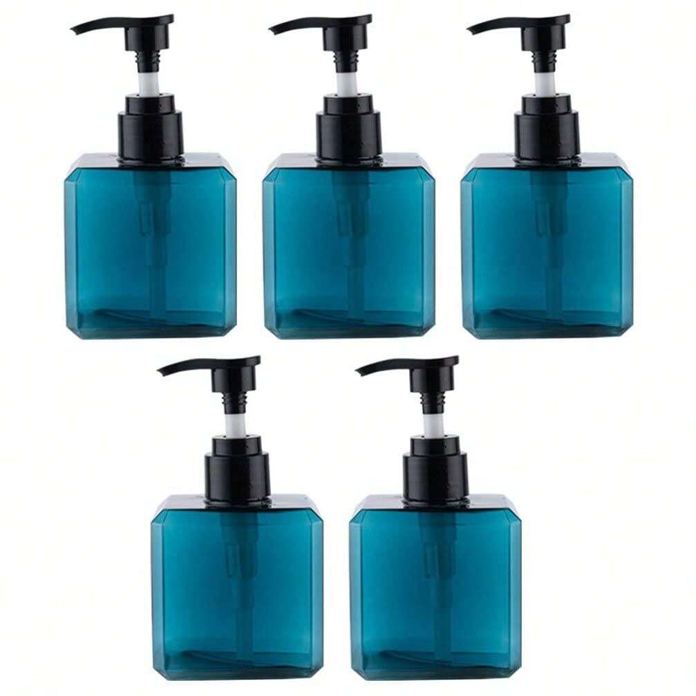 Empty Pump Shampoo Bottles, Refillable Conditioner Dispenser For
