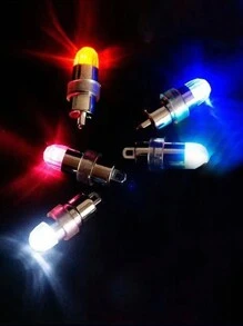 LED 螺旋式气球灯，子弹形装饰照明灯泡，适用于纸灯笼，防水派对照明，适用于生日庆祝 - 多色 - 查看 16