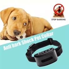 Rechargeable Electric Pet Bark Training Collar Waterproof Anti Bark Dog Collar - Black - View 6