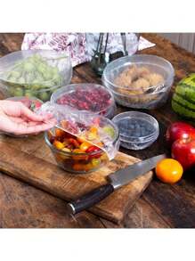 100 Pcs Easy-To-Clean Food Sealer: Use One-Off Wrapping Paper To Keep Your Kitchen Fresh And Suitable For All Foods - White - View 8