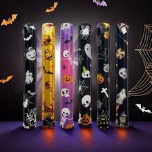 Set de 6 globos de Halloween - Diseño de dibujos animados lindo y elegante, de aluminio, excelente para decoraciones de fiesta y regalos, de 21,7 pulgadas de largo, Navidad - globo - Ver 8