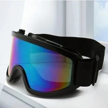 Protective Glasses Motorcycle Helmet Outdoor Sports Windproof Dustproof Eye Glasses Ski Snowboard Goggles Motocross Riot Beach Accessories Glasses Shades Easy Comfort Casual Outfits Outdoor Cycling Glasses For Summer Beach Vacation,Outdoor,Travel Fall