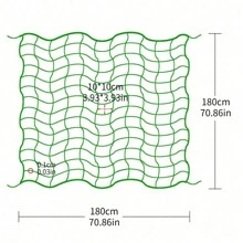 1入組18股（180x180cm）植物攀爬、支撐、防鳥獸、綠植、藤蔓和葫蘆建築用園林網 - 綠色 - 查看 14