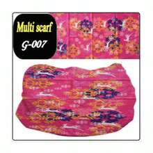 1 件户外运动无缝头巾防晒防尘面罩骑行钓鱼多功能头带，适合骑自行车、骑摩托车和滑雪