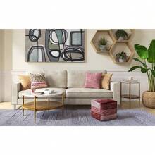 Simpli Home Wagner Round Marble And Wood Side Table - 彩色 - 查看 2