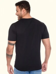 Men Shirts - Đen-Trắng-Xanh hải quân - Xem 3