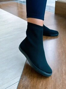 Women's Half Boot Sneakers - 黑色 - 查看 5