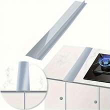 1pc Kitchen Countertop Filler, Silicone Sealant Strip For Kitchen, Oil & Stain Resistant, Heat Resistant For Appliances Gap Filler, Easy To Clean - Multicolor - View 14