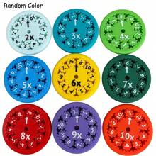 9pcs/Set Creative Digital , Addition, Subtraction, Multiplication, Division Math Spinner, Random Color Novelty Party Toys - Multicolor - View 6