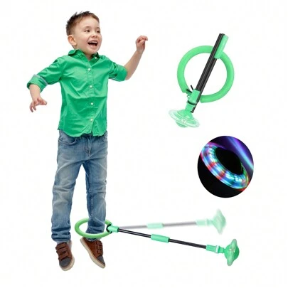 ANTSAY Skip it Ball,Ankle Skip Ball, Bola de Saltar, Juguete Plegable para Saltar la Cuerda para Fitness, Pelota giratoria con Purpurina Colorida