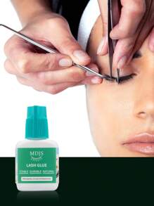1 Chai Dụng Cụ Nối Mi 10ml, Super Set 0.5 Giây Khô Nhanh/Giữ 6-8 Tuần/Keo Dán Lông Mi Tối Đa Không Thấm Nước Thích Hợp Cho Nối Mi Bán Vĩnh Viễn Sử Dụng Chuyên Nghiệp Keo Đen (Không dành cho lông mi tự làm/cụm, chỉ dành cho chuyên gia và thẩm mỹ viện) - màu xanh lá - Xem 12
