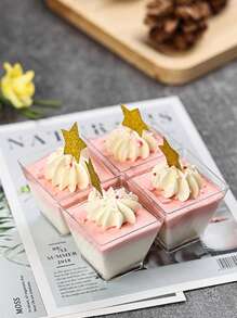 35 chiếc, Cốc tráng miệng dễ thương, Bình bánh pudding mini, Cốc tráng miệng mùa hè Món khai vị mặn, Trái cây, Kem, Bánh mousse, Cốc tráng miệng tiệc gia đình, Có thể tái sử dụng - Nhiều màu - Xem 2
