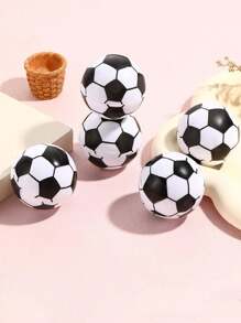 4件装创意可爱黄色足球卡通卷笔刀创意卷笔刀卡通造型卷笔刀塑料单孔卷笔刀 - 黃色足球削鉛筆機 - 查看 1