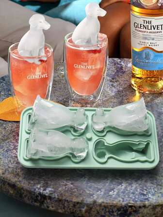 Silicone Ice Cube Tray, Animal Ice Cube Mold, Cat Ice Cube Mold, Cat Shaped Ice Cube Tray, Home Use Ice Cube Tray