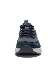 baasploa 1 Pair Of Men's Outdoor Sports Classic Casual Sneakers Stylish Non-Slip PU Leather Men's High Quality Men's Walking Shoes