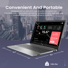 HP 250 G9 15.6" Full HD IPS Laptop, Intel I5-1235U, Up To 64GB RAM, Up To 2.28TB Storage(2TB SSD+288GB Docking Station Set), Intel Iris Xe Graphics, Number Pad, 1 Year Office 365, Win 11 Pro, Dark Ash Silver - 16GB | 800GB 儲存空間 - 查看 9