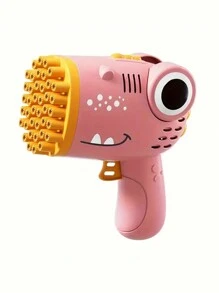 颜色随机 1 套 40 孔泡泡枪电动自动肥皂火箭泡泡机儿童便携式户外婚礼派对玩具儿童生日礼物（不含泡泡液和电池）