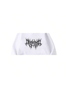 Sudaderas de moda de otoño e invierno con capucha impresa integrada para hombres y mujeres de alta calidad, suéteres de manga larga con capucha - Blanco - Ver 4