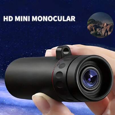 1 Kính thiên văn một mắt phóng đại bỏ túi mini 3,62 * 1,18 inch, (Bổ sung tùy chọn chân máy/kẹp điện thoại) Lý tưởng cho các hoạt động ngoài trời, mang đến cho bạn hiệu suất quang học tuyệt vời và cũng là một món quà hoàn hảo. Kính thiên văn công suất cao 3,6 inch này phù hợp với nhiều cảnh ngoài trời như du lịch và săn bắn, cắm trại, leo núi, đi bộ đường dài và ngắm chim. Nó có quang học thu phóng để cung cấp cho bạn hình ảnh rõ ràng và chi tiết, khiến nó trở thành sự lựa chọn tuyệt vời để làm quà tặng chụp ảnh.
