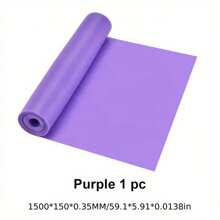 1pc Workout Pilates Workout Latex Elastische Weerstandsband, Voor Fitness Thuis Oefeningen in de Gym
