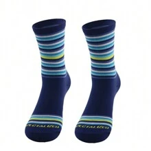 运动户外 1 双团队骑行袜 专业运动自行车袜 高品质跑步袜 篮球袜 多种颜色 - 彩色 - 查看 6