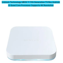 Unblock Technology UBOX 11 11th Generation TV Box Android 12 Quad Core Processor Supports 4K Resolution - trắng - Xem 10
