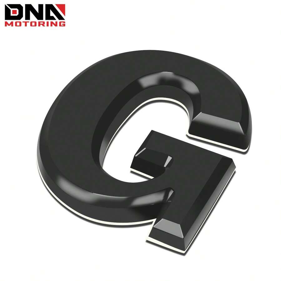 Chrome Metal 'A' Letter Emblem Badge – Trunk Or Grill Trim, Polished Silver, Made In USA