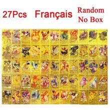 55 pezzi - Carte da collezione in oro, argento e nero di Charizard, Mewtwo Vmax GX Vstar in inglese, spagnolo, francese e tedesco, giocattoli per appassionati - Dorato - Visualizzare 15