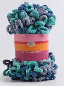 1 件 8 米柔软蓬松线圈纱线，100 克，适合 DIY 手工编织玩偶、包包、毛衣、毯子等。 - 彩色 - 查看 43