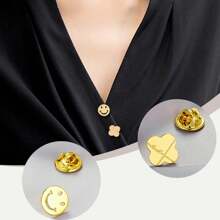 Pin Backs, Lapel Pin Backs, Brass Metal Pin Backings For Brooch Tie Hat Badge Insignia ﻿ - Butterfly Pin Backs - View 7