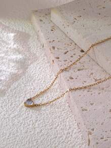 1 pieza Elegante y delicado colgante de acero inoxidable chapado en oro de 18k con vidrio de color con forma de corazón con los 12 signos del zodíaco, perfecto como regalo para la fiesta de la mujer, el día de San Valentín, mamá, madre, Día de la Madre