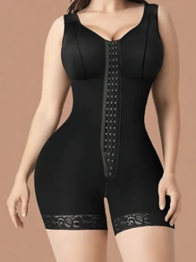 Mujer colombiana Ropa moldeadora del Body con alta compresión, alzadora de glúteos y control de abdomen, mono moldeador de Body completo con 3 ganchos, entrenador de cintura, alzadora de glúteos, apto para uso diario