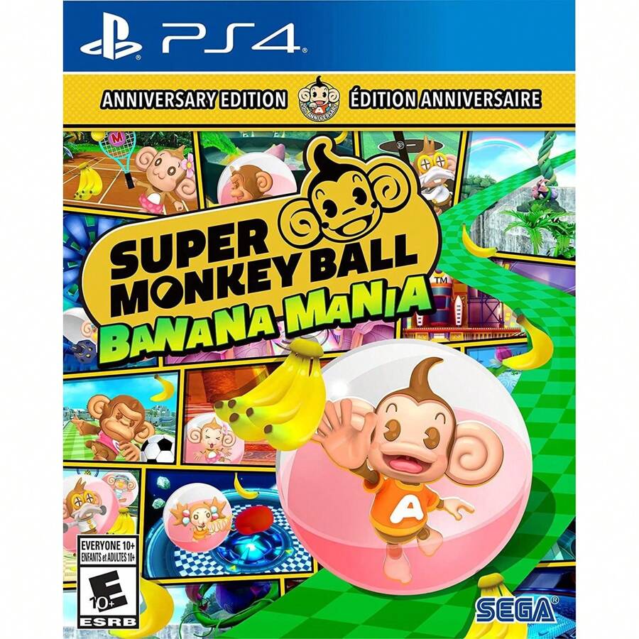 Playstation - Super Monkey Ball Banana Mania ANNIVERSARY LAUNCH EDITION For PlayStation 4  [VIDEOGAMES] PS 4 - Nhiều màu - Xem 1