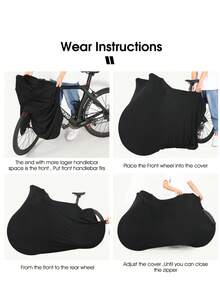 1pc WEST BIKING Bicycle Full Cover Dustproof Protector For Mountain/Road Bikes - Multicolor - View 8
