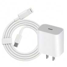 20W USB-C PD 快充套装：20W USB-C 电源适配器 + 100cm 高速 Type-C 转 Lightning 数据线，支持超快充电，兼容 14/13/12/11/XS/XR - 美規A型插(110-127V) - 查看 8